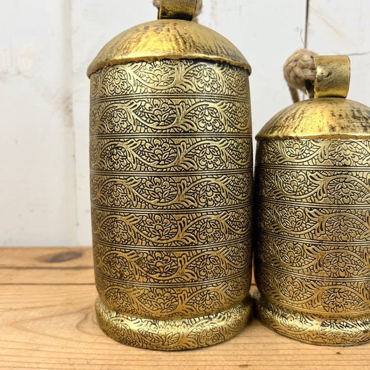 Large Rounded Gold Bells