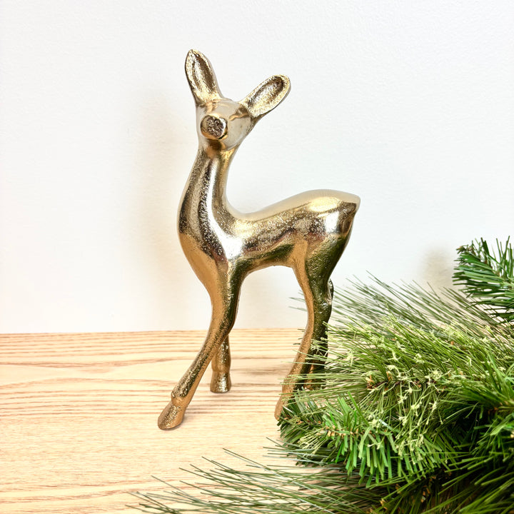 Gold Deer Figurine