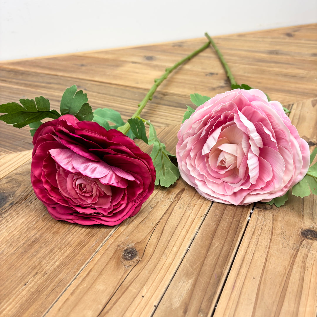 Real Touch Ranunculus Stem - 2 Colors