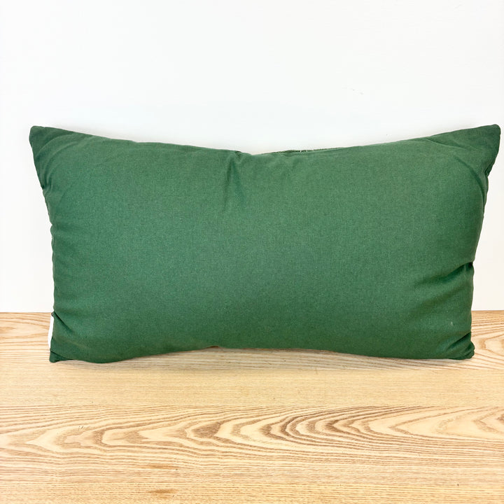 Green Lumbar Pillow - 2 Styles