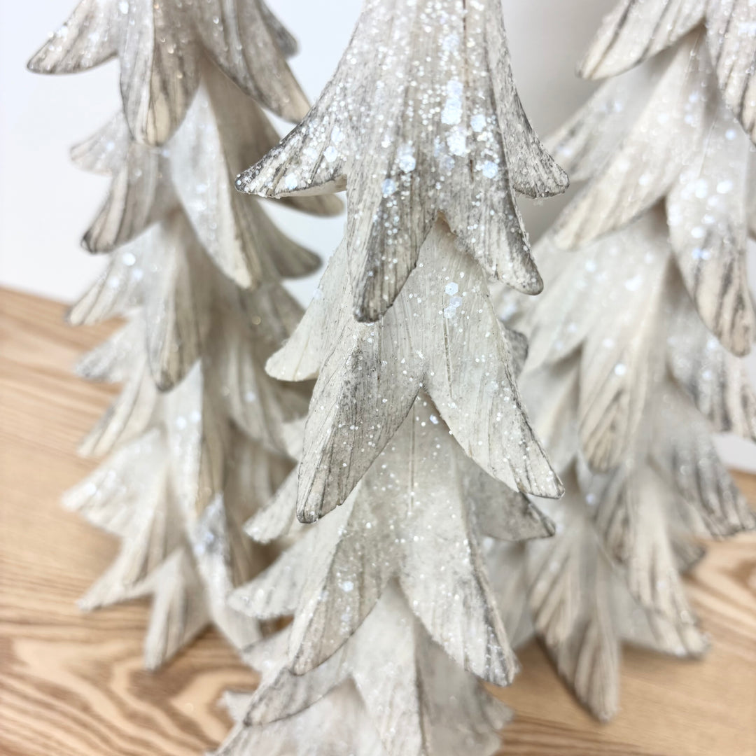 Resin Holiday Trees - Set of 3