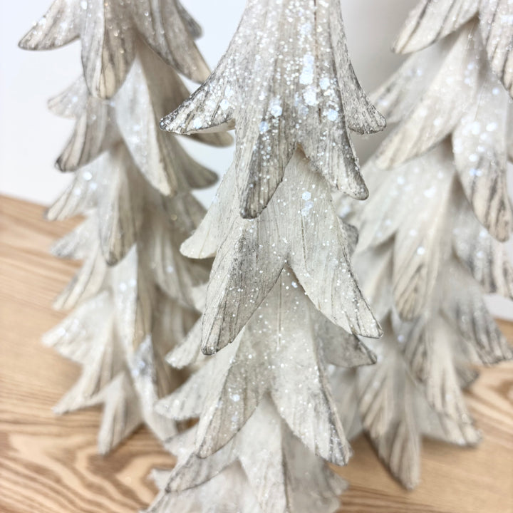 Resin Holiday Trees - Set of 3