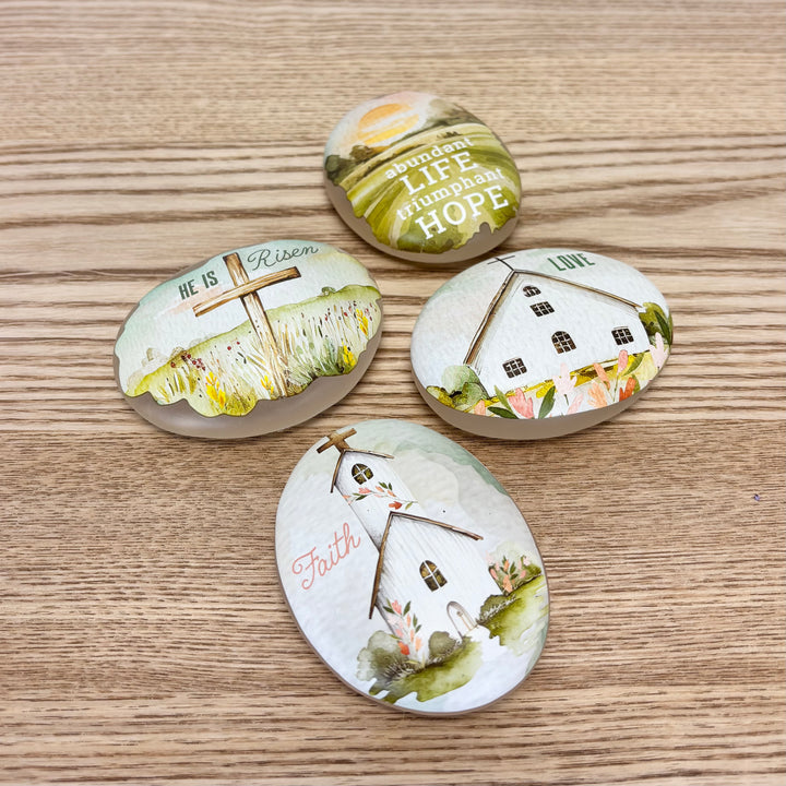 Easter Message Stones