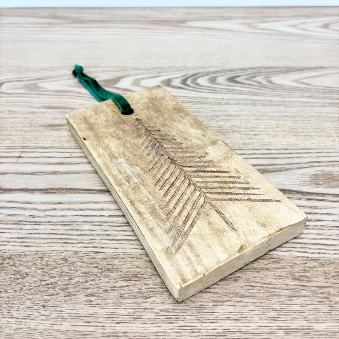 Mango Wood Cheese Board with Laser Etched Tree