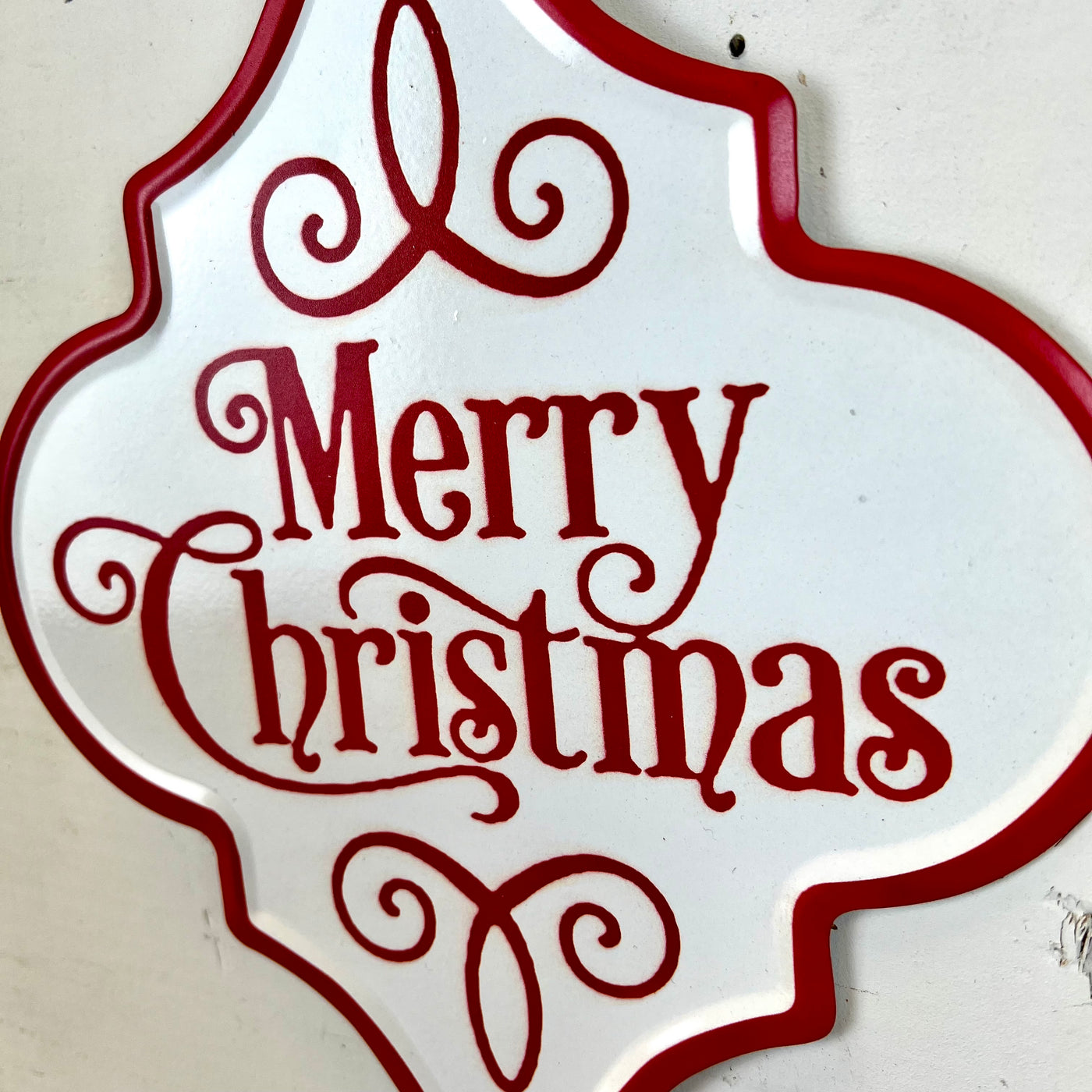 Merry Christmas, Believe, Noel Metal Ornament