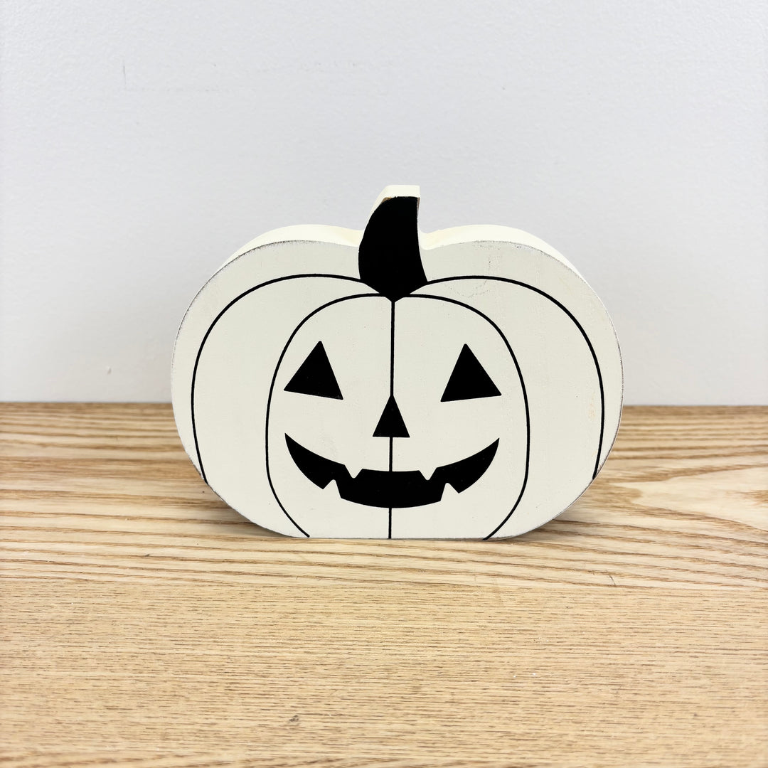 Pumpkin/Jack-o’-Lantern Reversible Wood Shape