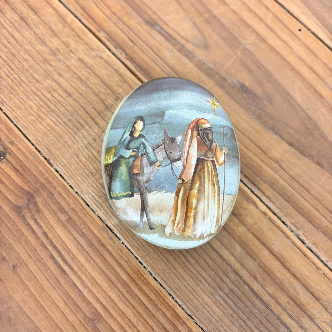 Watercolor Nativity Stones - 4 Styles
