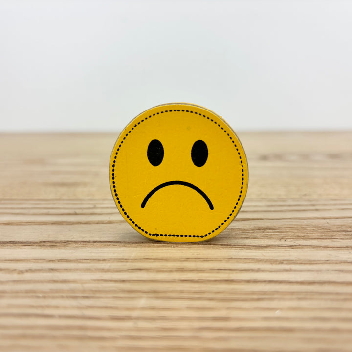 Stylized Symbols and Emojis Decorative Wooden Shapes