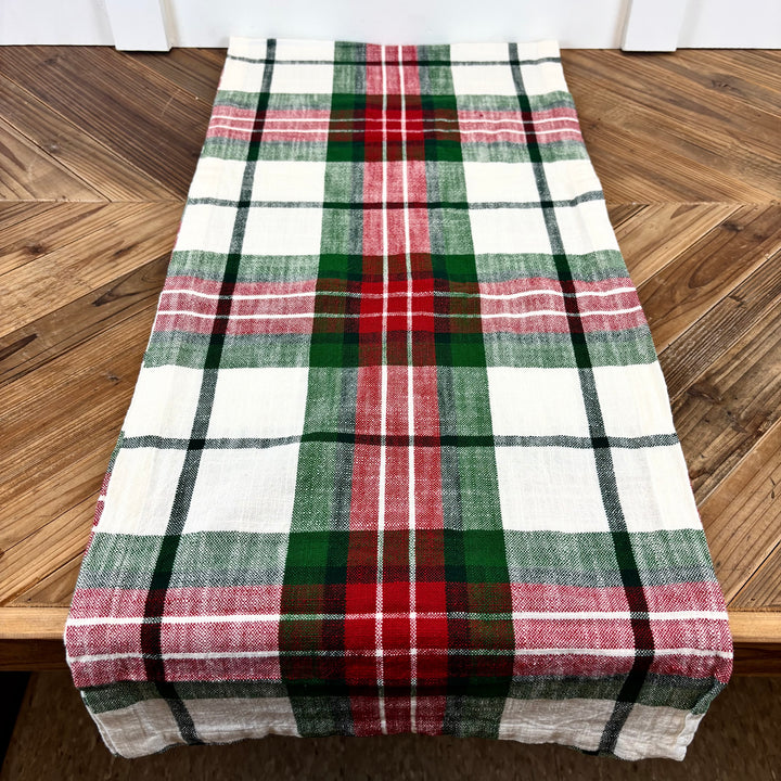 Festive Plaid Runner