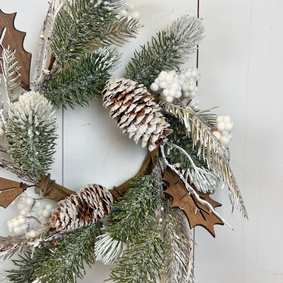 Laser-Cut Wood Winter Pine Collection