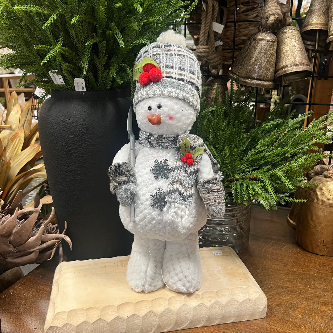 Gray and White Snowmen