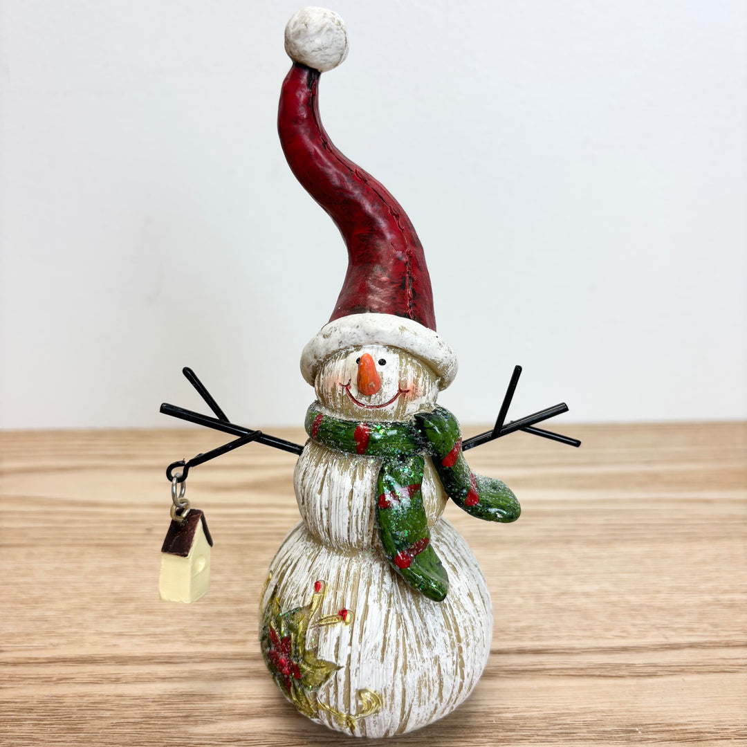 Resin Snowman Figurine - 4 Styles