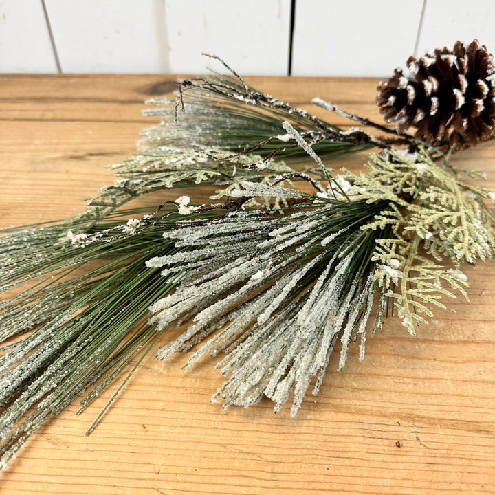 Frosted Mixed Pine & Cedar Stem