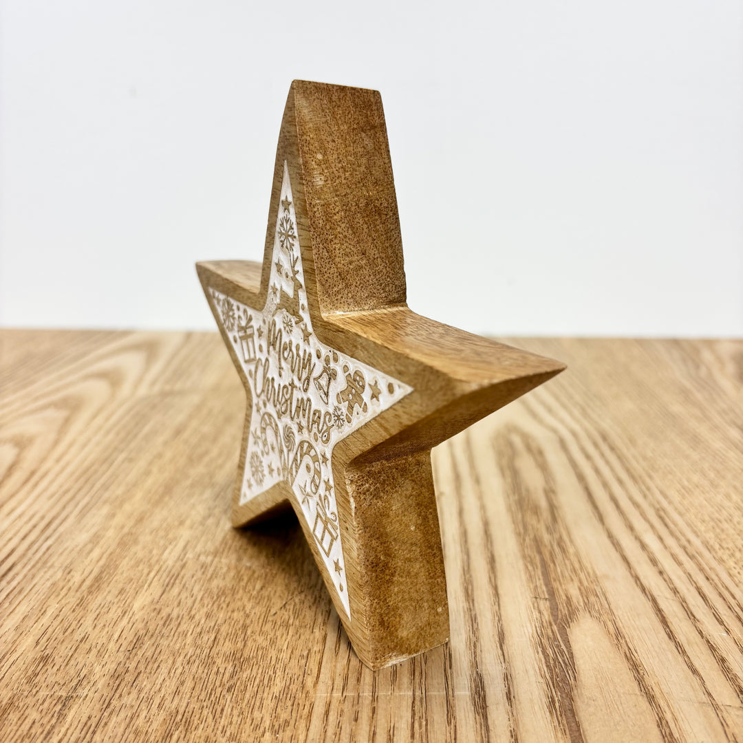 Mango Wood Star