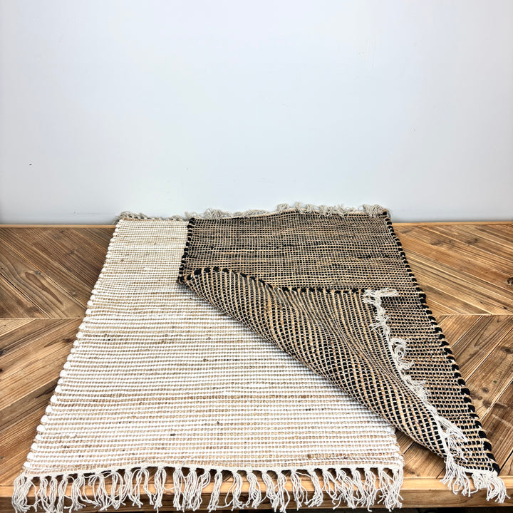 Jute Chindi Rug with Fringe - 3 Styles