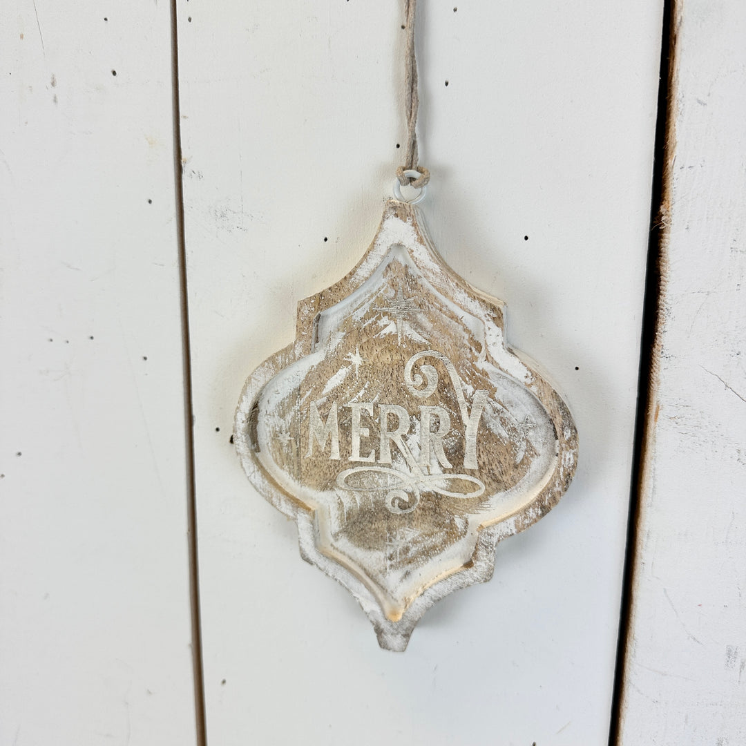 Wood Christmas Ornaments