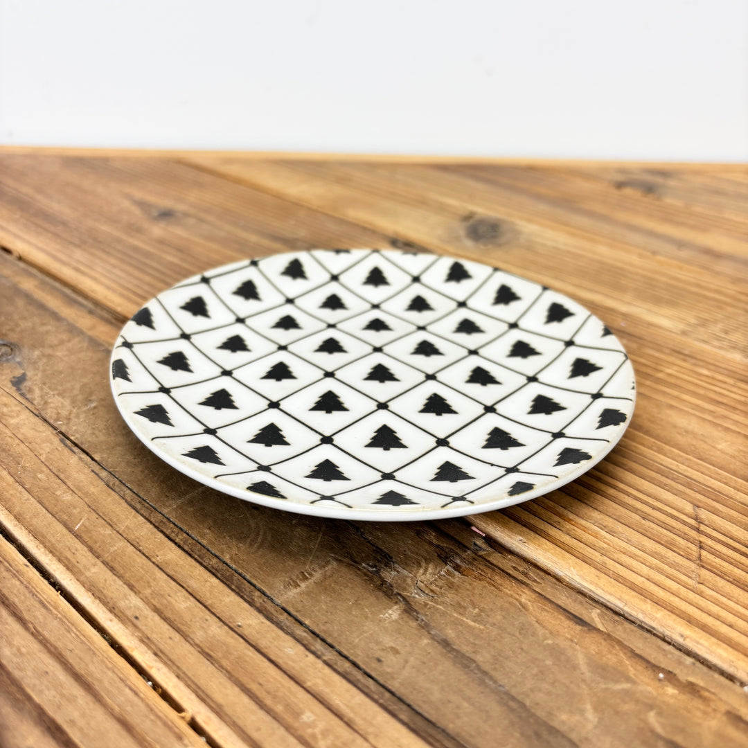 Tree Pattern Reactive Glaze Stoneware - 3 Styles