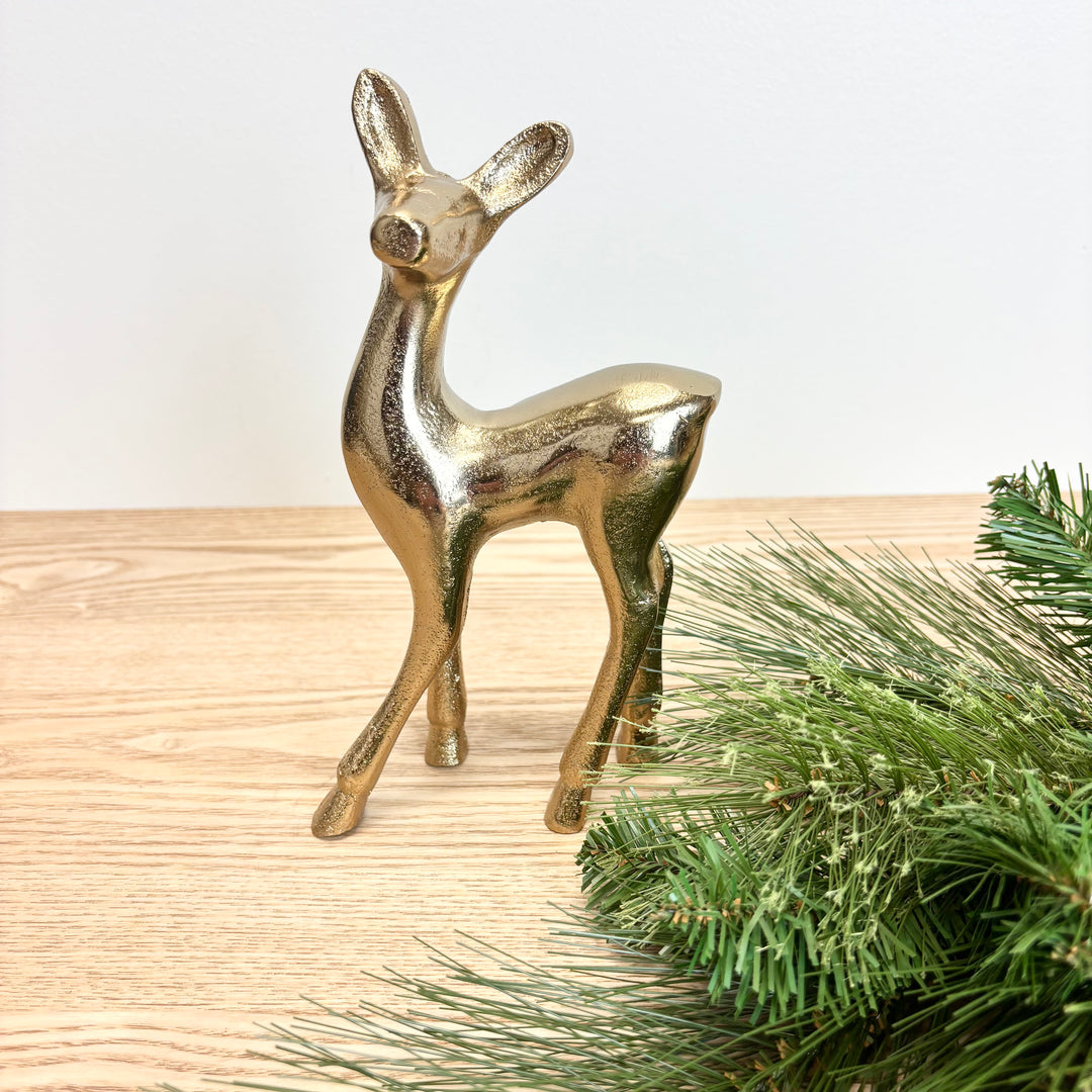 Gold Deer Figurine