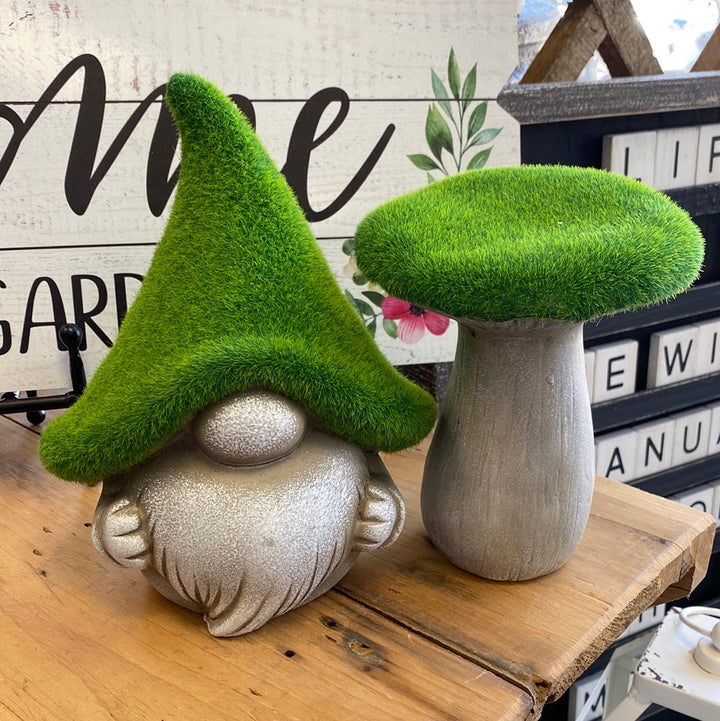 Moss Gnome & Mushroom Set