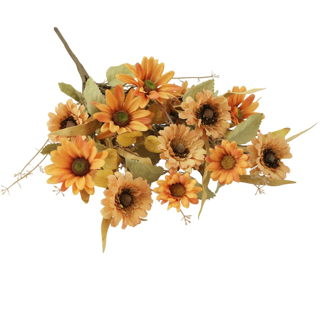 Orange Flower Fall Pick