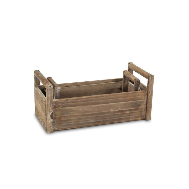 Wooden Ledge Planters, Available in 2 Sizes