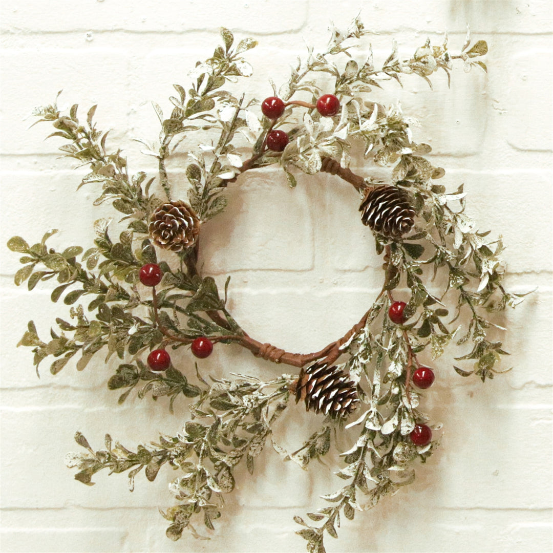 Red Bearberry Pick and Candle Ring