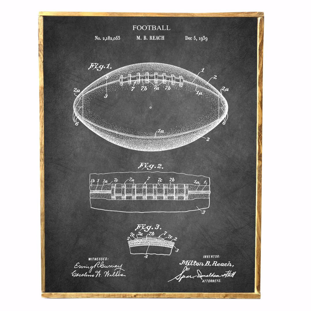 Football Patent Blueprint
