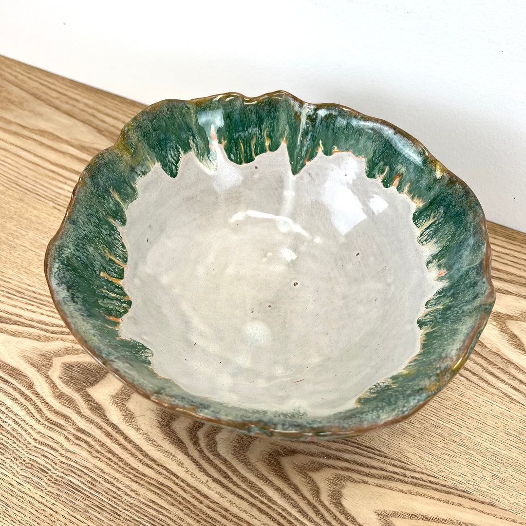 Stoneware Footed Bowl
