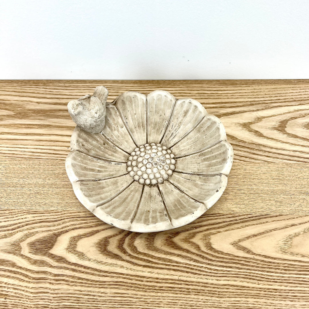 Bird Flower Dish