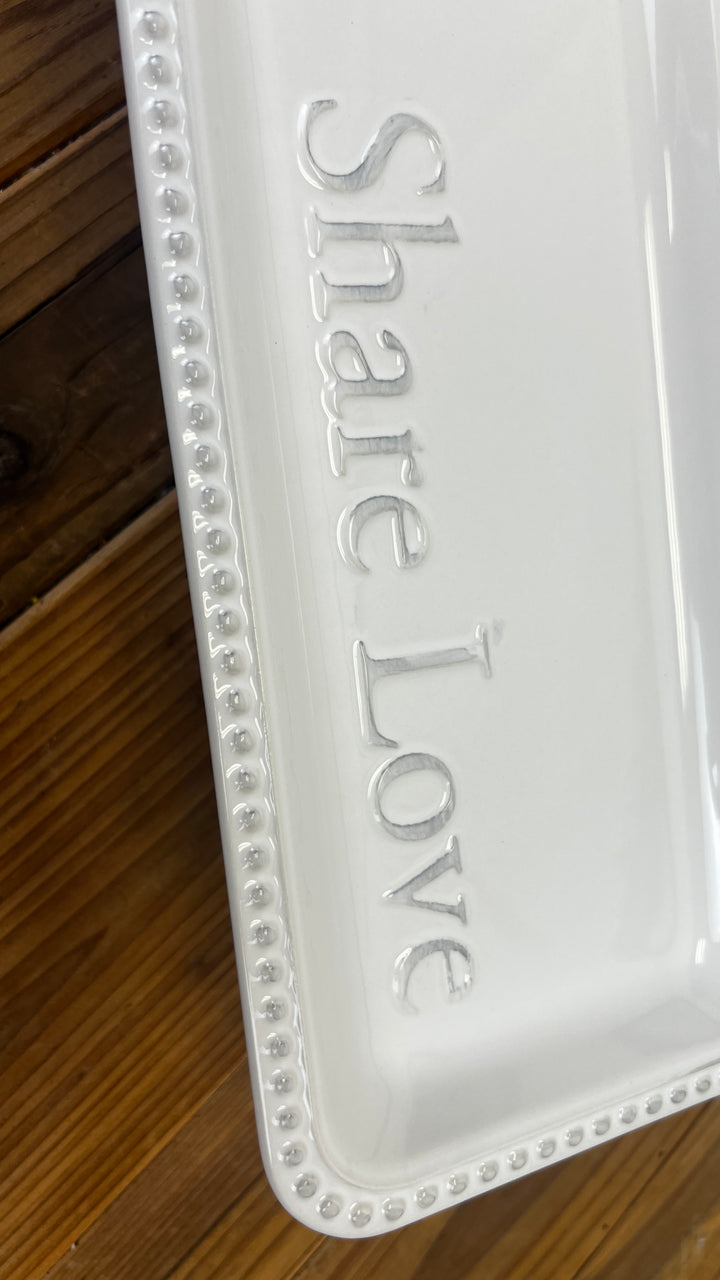 Share Love Serving Platter
