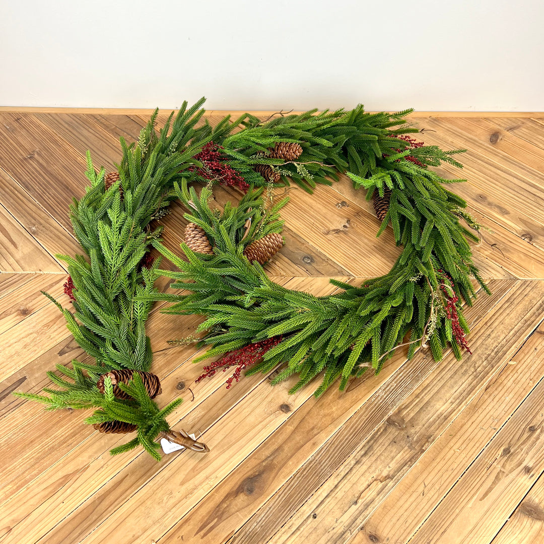 Norfolk Pine with Berry Collection