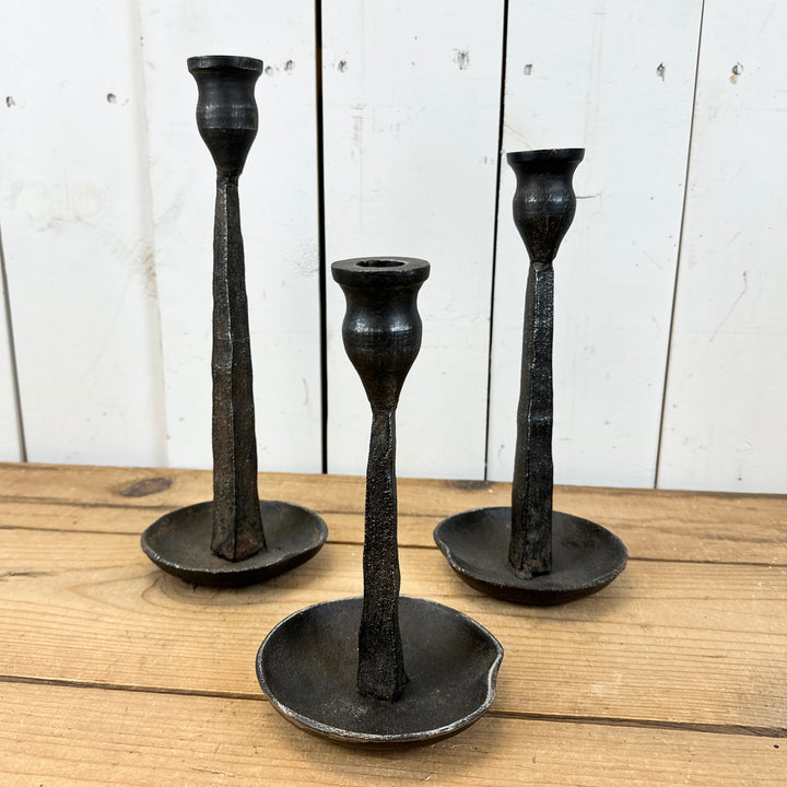 Iron Taper Candleholders