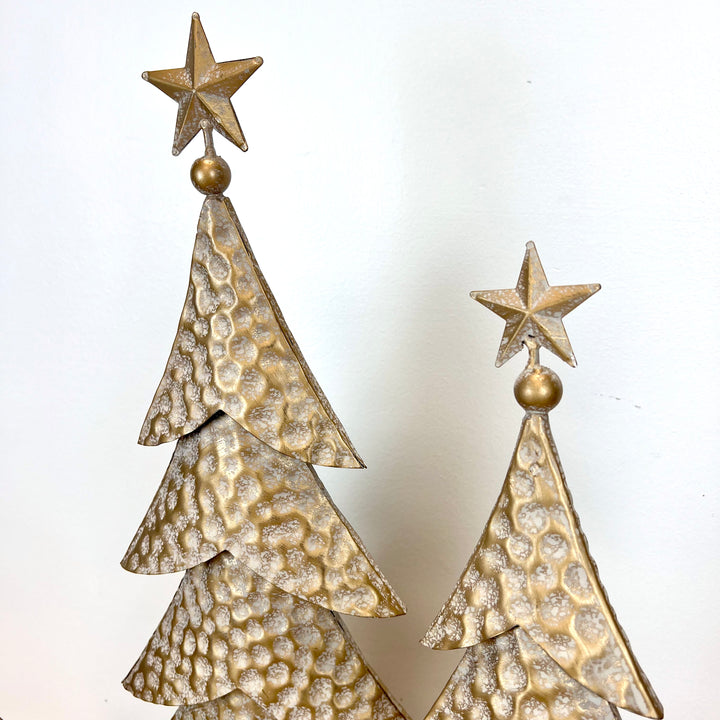 Gold Metal Tree Figurine - 3 Sizes