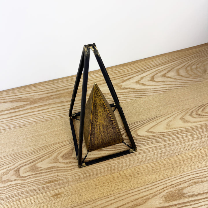 Metal Pyramid Decor -2 Sizes Available