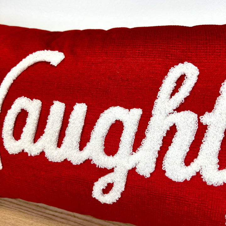 "Naughty" & "Nice" Pillow