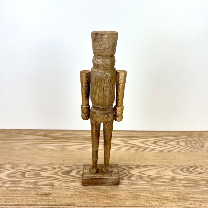 Carved Wood Nutcracker - 2 Sizes
