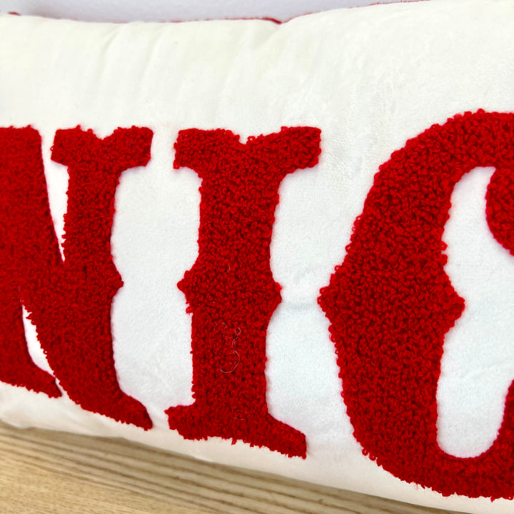 "Naughty" & "Nice" Pillow