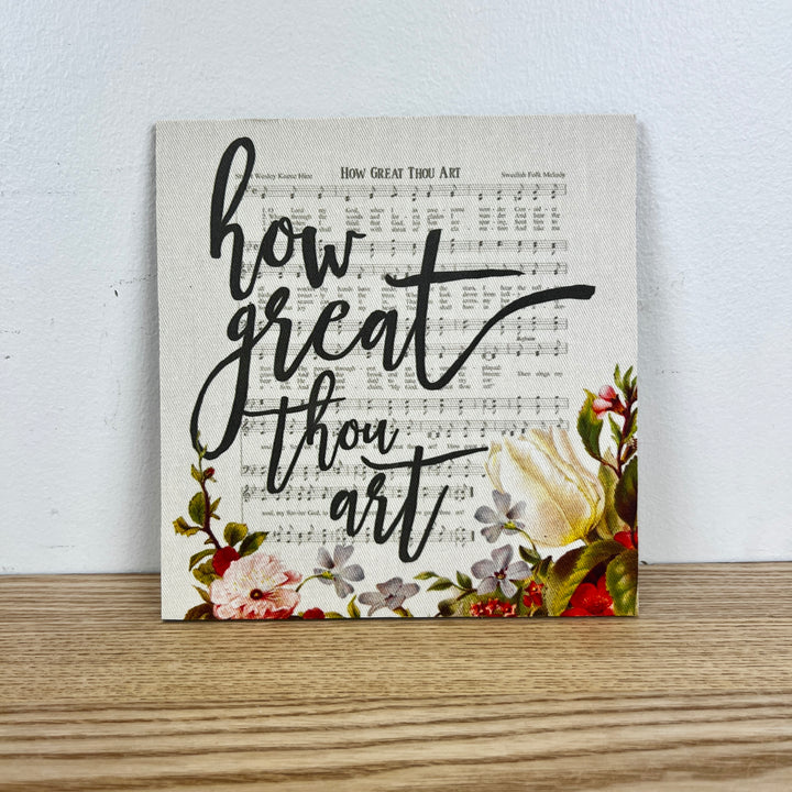7x7” Hymnal Canvases