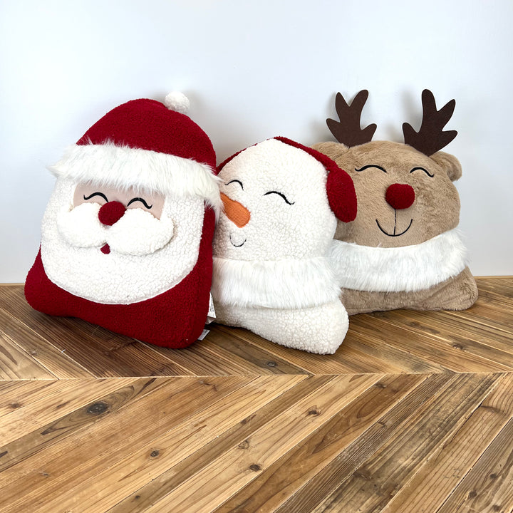 Fabric Holiday Design Pillow - 3 Styles