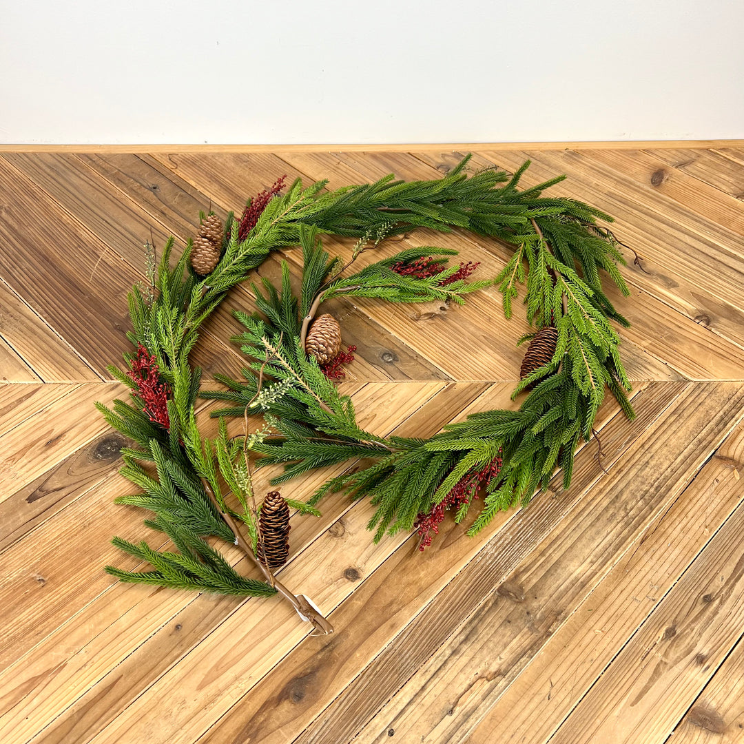 Norfolk Pine with Berry Collection