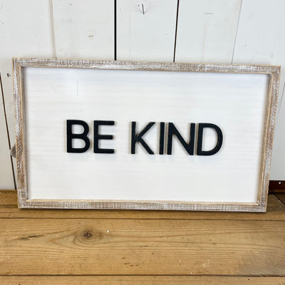 Be Kind/Tree Reversible Sign