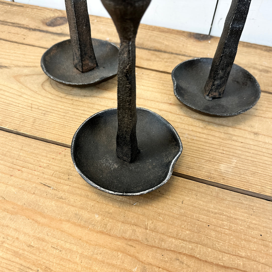 Iron Taper Candleholders