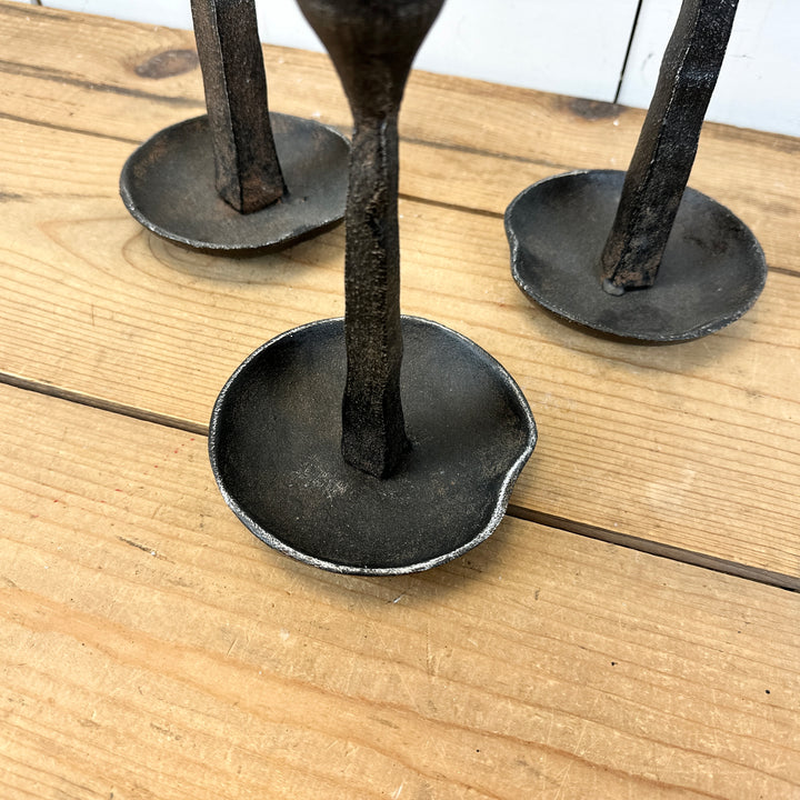 Iron Taper Candleholders