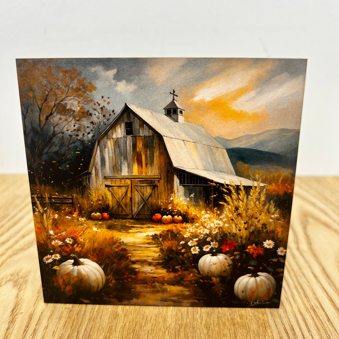 Pumpkin & Fall Wooden Blocks