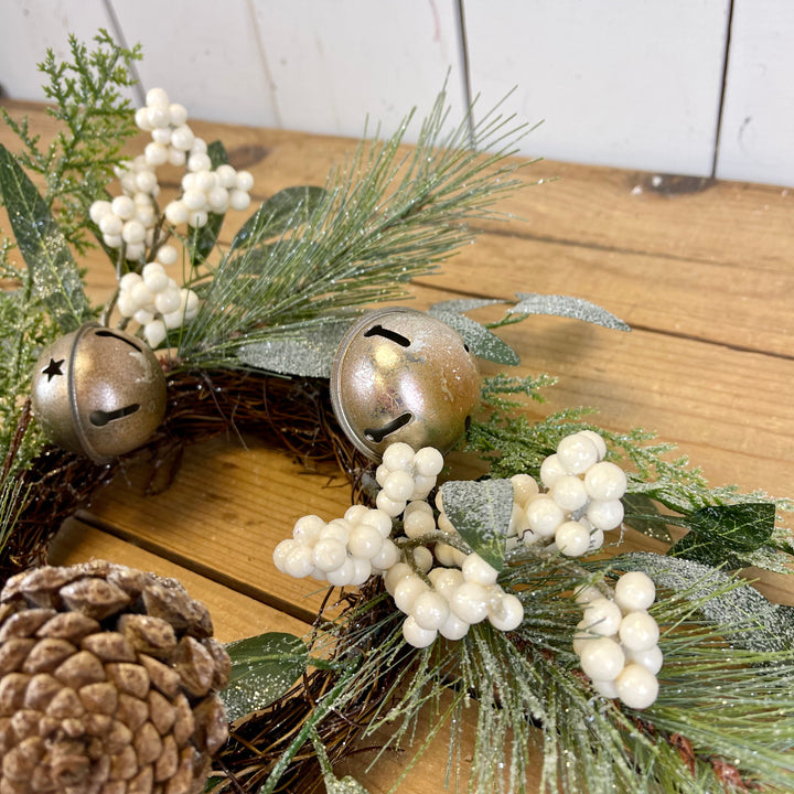 Silver Jingle Bell and Berry Collection