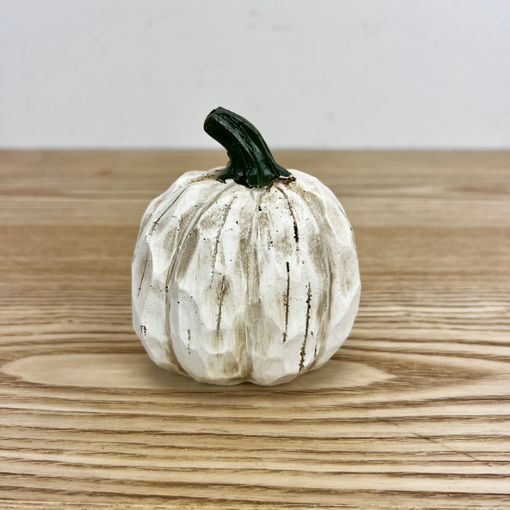 Carved Wood Look Pumpkins