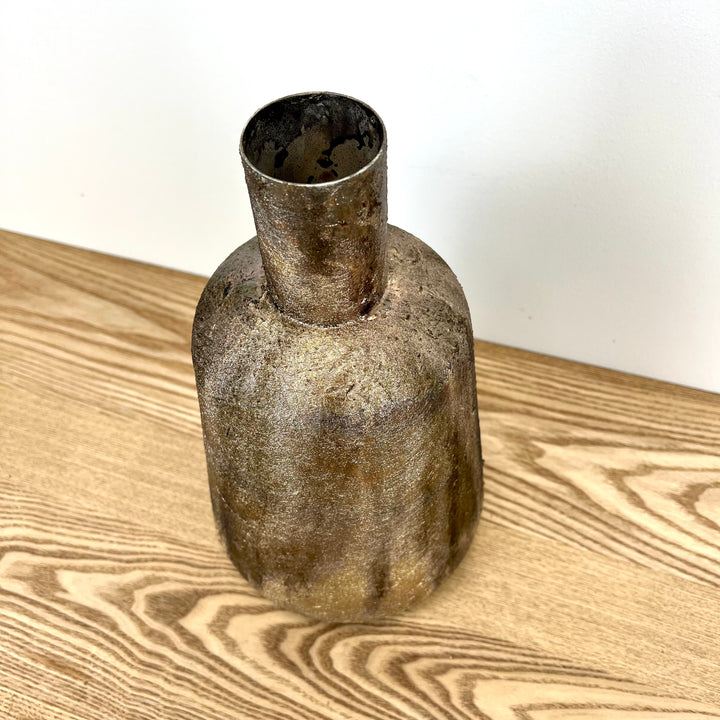 Gold Metal Vase