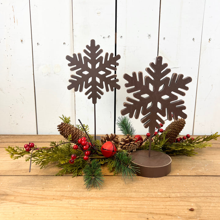 Wooden Snowflake Table Top Design Kit