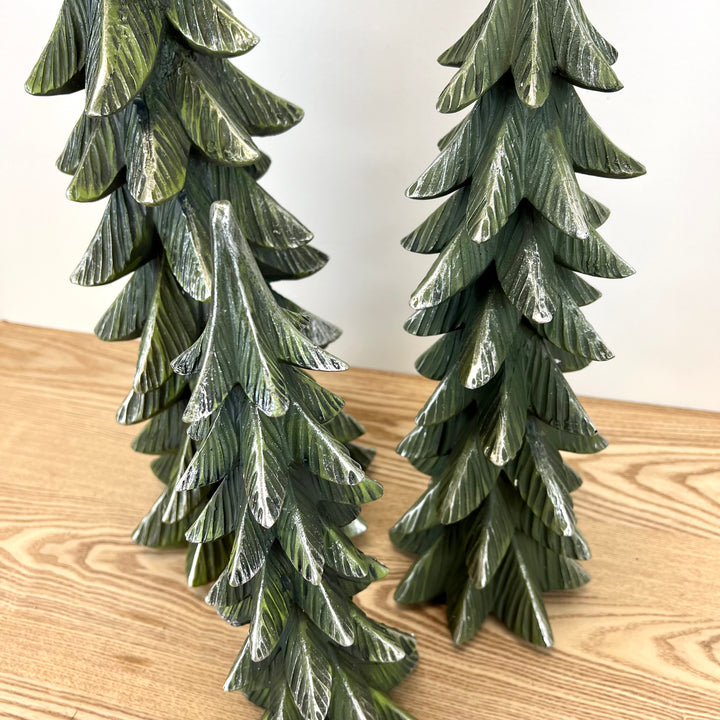 Green Resin Trees - 3 Sizes