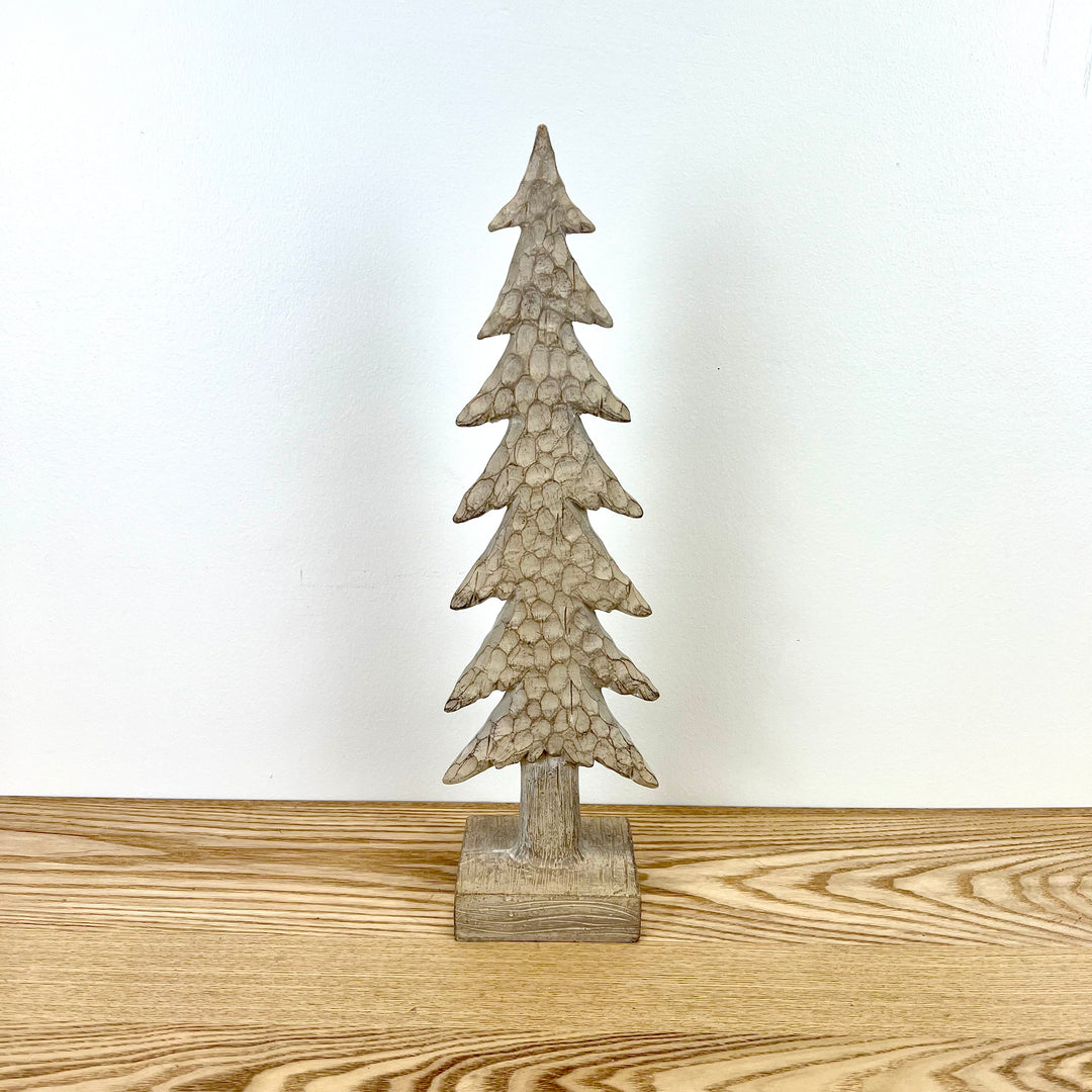 16" H Resin Holiday Trees - 3 Colors